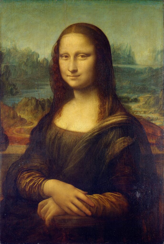 網傳 不明男子於法國羅浮宮將蛋糕丟向名畫《蒙娜麗莎 Mona Lisa》